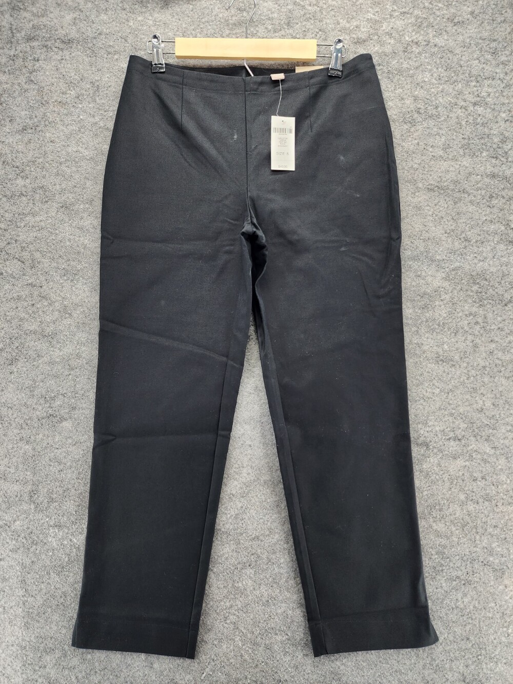 Chicos Pants Womens .5 Black Ankle Taper